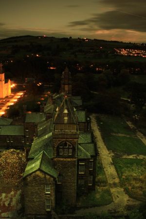 Aysgarth from clock tower, 2007